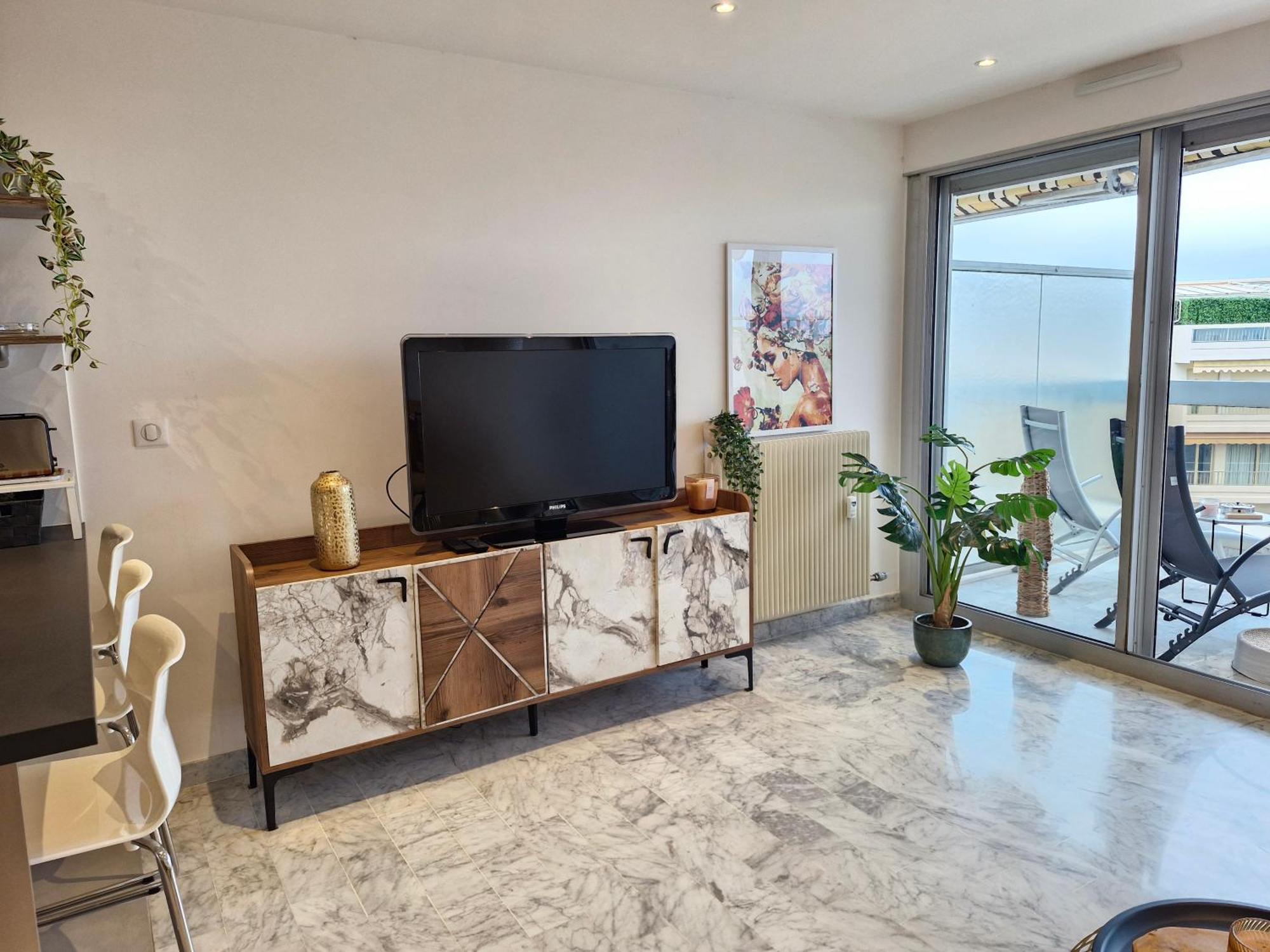Sunny And Cosy Sea View Studio アンティーブ エクステリア 写真